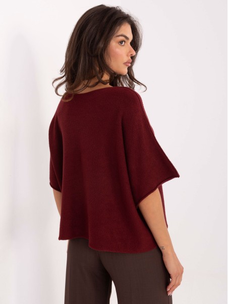 Megztinis-IT-SW-2202.52-bordo spalvos