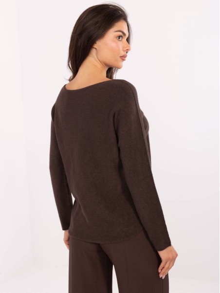 Megztinis-IT-SW-2219.63-tamsiai rudas