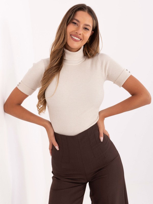 Sweter-PM-SW-FG577.47-jasny beżowy 2