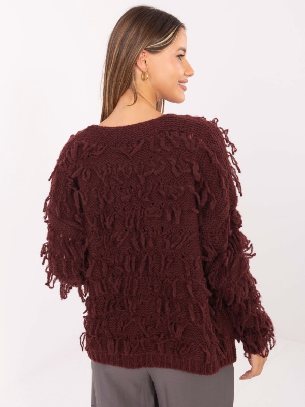 Megztinis-MI-SW-1308.21-bordo spalvos