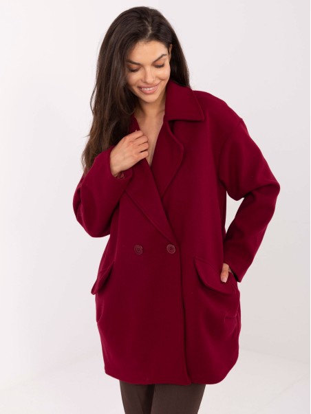 Paltas-IT-PL-A9582.86-bordo spalvos