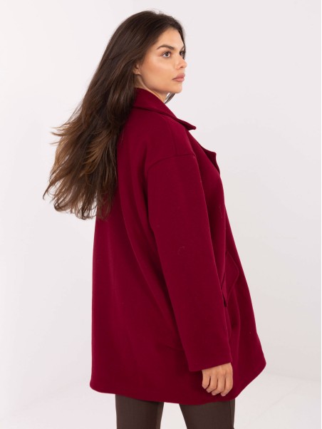 Paltas-IT-PL-A9582.86-bordo spalvos