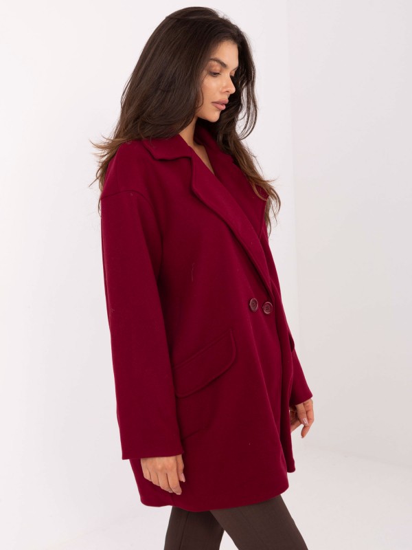 Paltas-IT-PL-A9582.86-bordo spalvos
