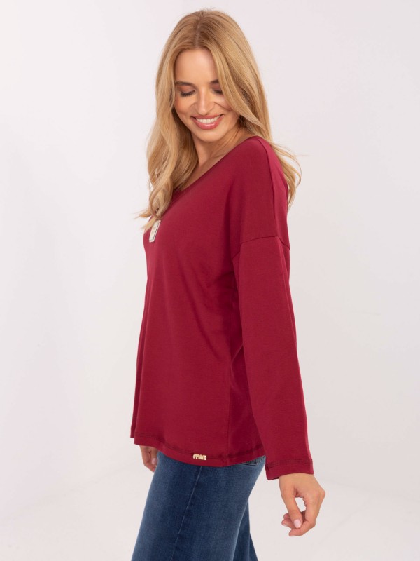 Palaidinė-RV-BZ-A852.51-bordo spalvos