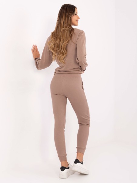 Sportinės kelnės-RV-DR-9602.50-tamsiai smėlio spalvos