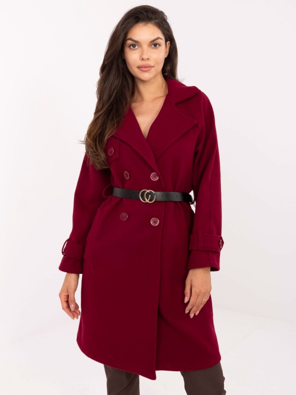 Paltas-IT-PL-FL5712.84-bordo spalvos