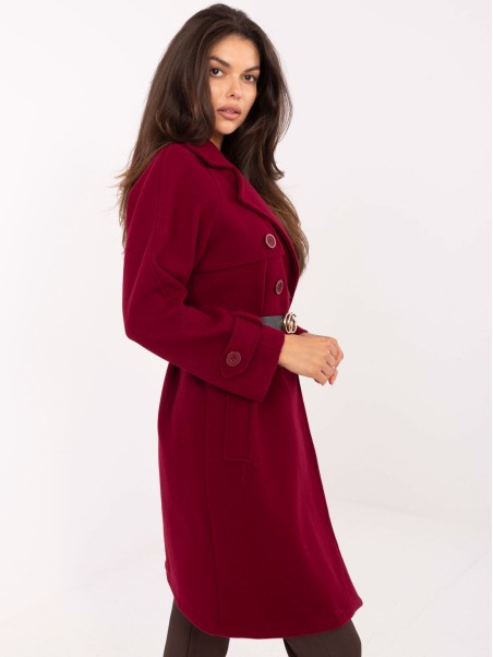 Paltas-IT-PL-FL5712.84-bordo spalvos