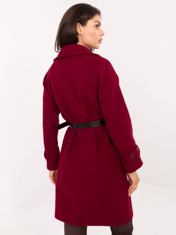 Paltas-IT-PL-FL5712.84-bordo spalvos