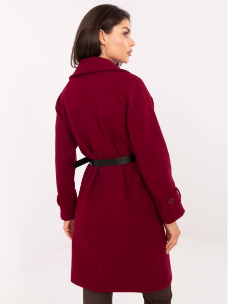 Paltas-IT-PL-FL5712.84-bordo spalvos