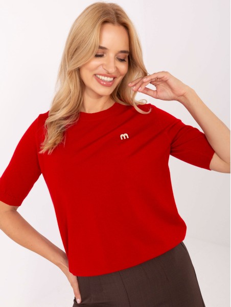 Sweter-PM-SW-Y2508.33-czerwony