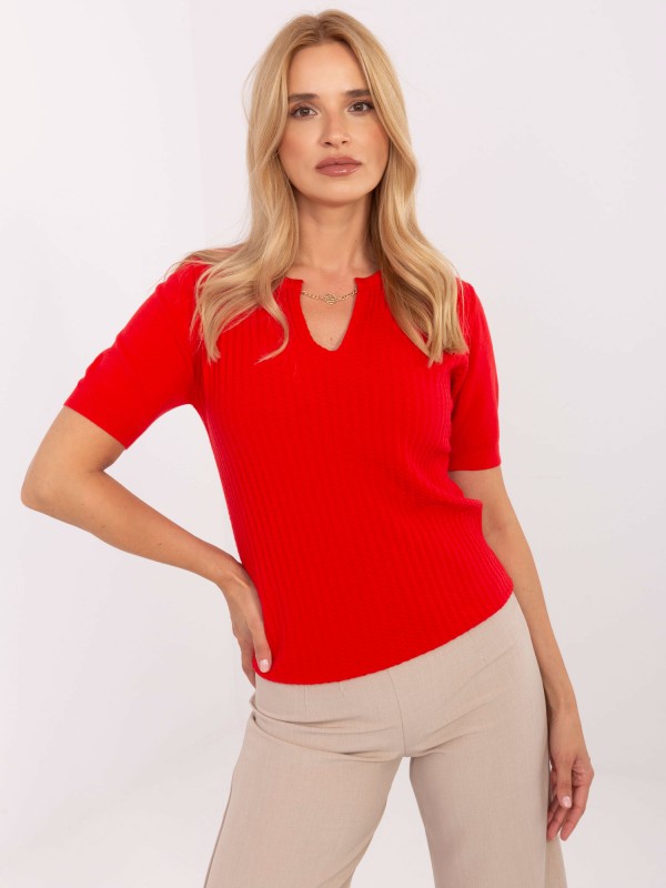 Sweter-PM-SW-PM-5053.39-czerwony 2