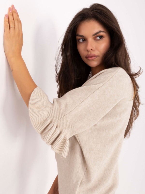 Sweter-IT-SW-99244.65-jasny beżowy 2