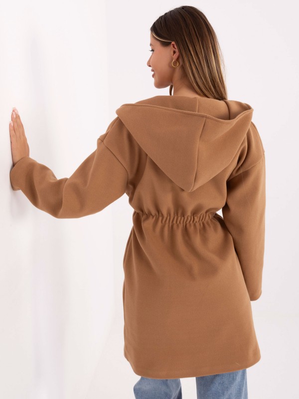 Płaszcz-IT-PL-A9587.00-camelowy