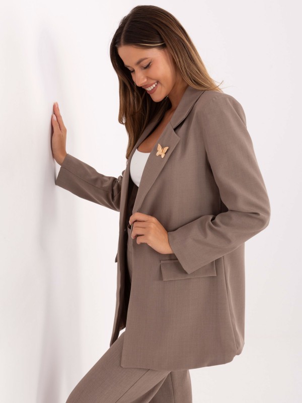 Marynarka-IT-MA-FL8315.85-ciemny bezowy