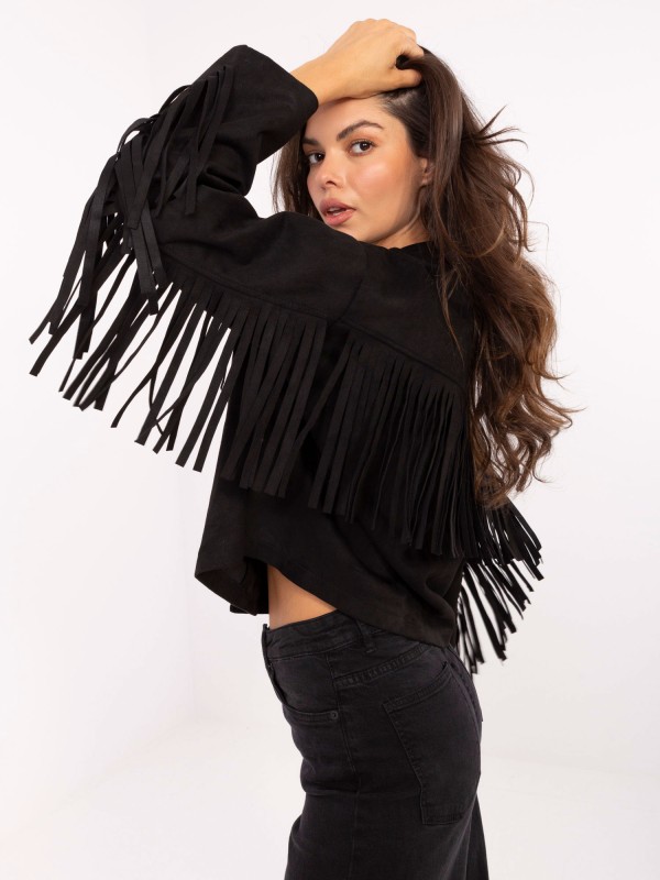 Kaubojiško stiliaus švarkelis su kutais