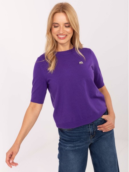 Sweter-PM-SW-Y2508.33-fioletowy