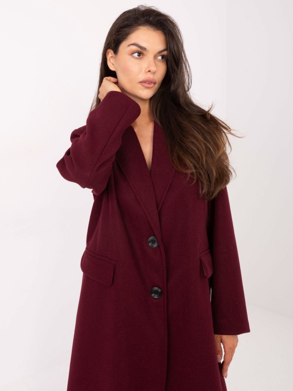 Płaszcz-IT-PL-80320.65-bordowy