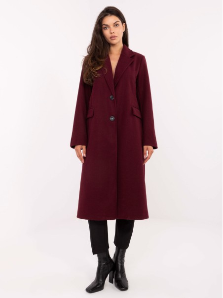 Płaszcz-IT-PL-80320.65-bordowy