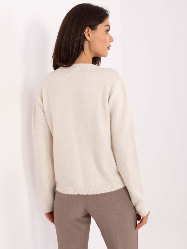 Sweter-PM-SW-F513.16-jasny beżowy