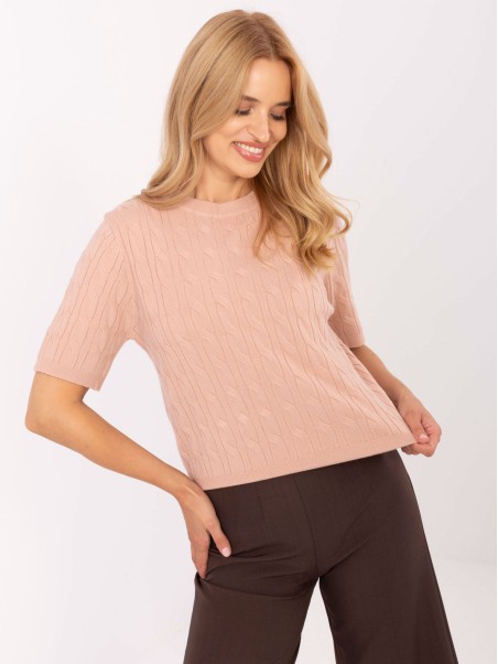 Sweter-PM-SW-N30085.34-ciemny różowy