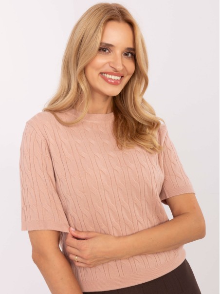 Sweter-PM-SW-N30085.34-ciemny różowy