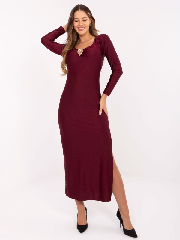Sukienka-IT-SK-21619.97-bordowy