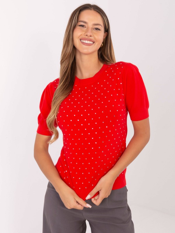 Sweter-PM-SW-PM-5060.06-czerwony 2