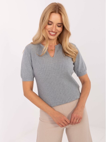 Sweter-PM-SW-PM-5053.39-szary