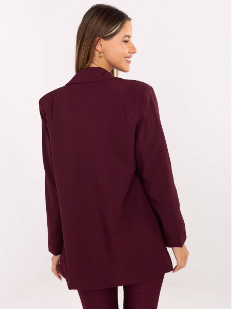 Marynarka-IT-MA-FL8315.85-bordowy