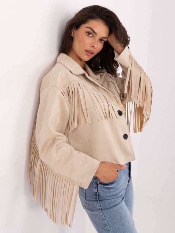 Kaubojiško stiliaus švarkelis su kutais