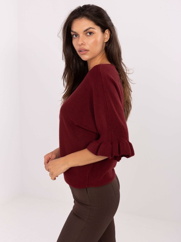 Megztinis-IT-SW-99244.65-bordo spalvos