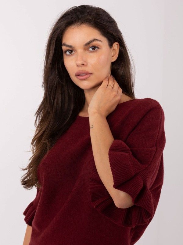 Megztinis-IT-SW-99244.65-bordo spalvos 2