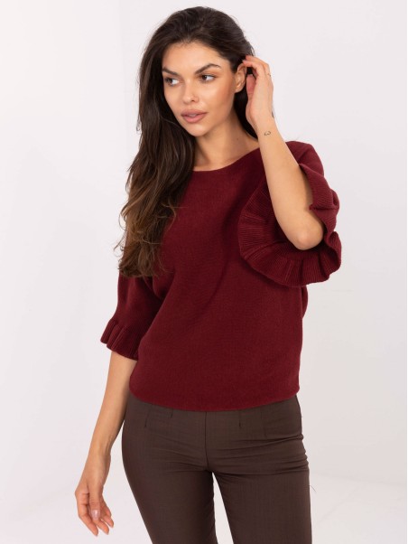 Megztinis-IT-SW-99244.65-bordo spalvos
