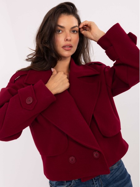 Švarkas-IT-KR-A9558.62-bordo spalvos