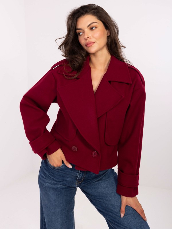 Švarkas-IT-KR-A9558.62-bordo spalvos