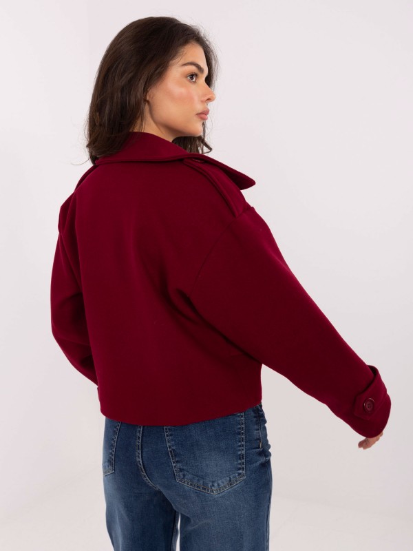 Švarkas-IT-KR-A9558.62-bordo spalvos