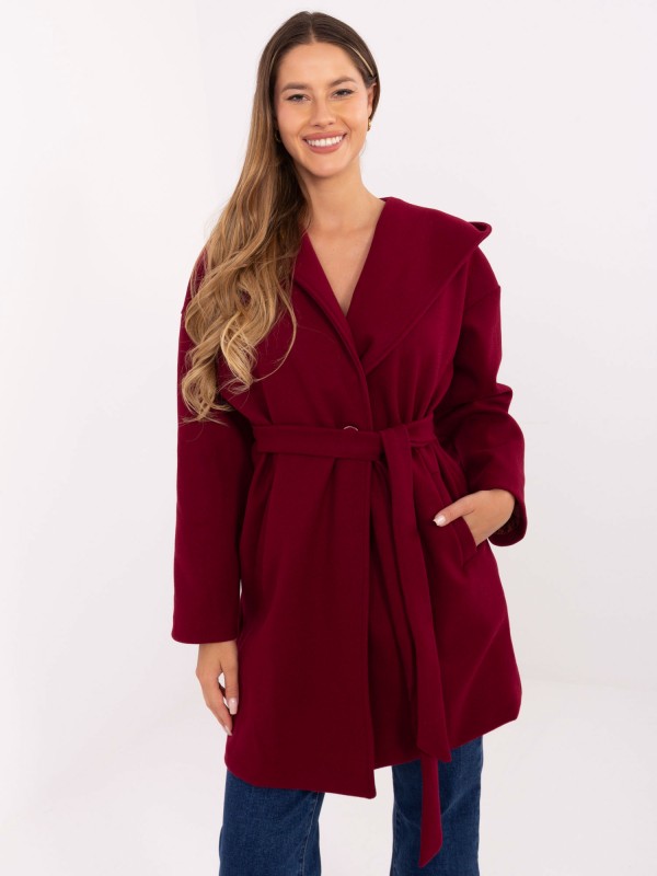 Paltas-IT-PL-A9587.00-bordo spalvos