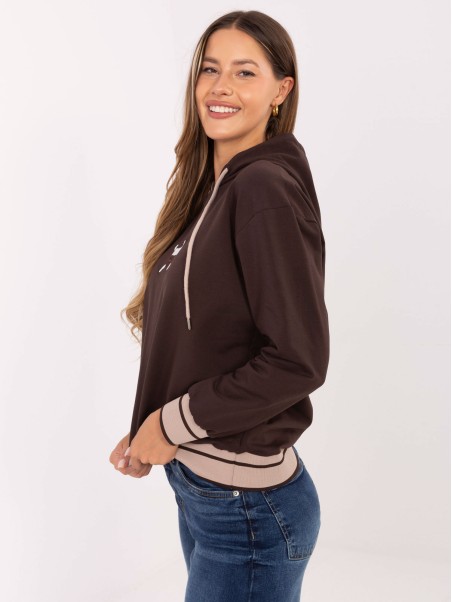 Bluza-RV-BL-A857.47-ciemny brązowy