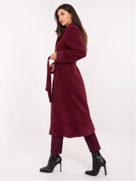Paltas-IT-PL-96765.17P-bordo spalvos