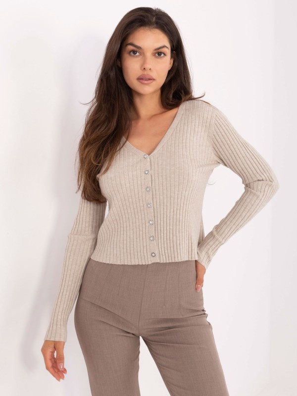 Megztinis-PM-SW-R1639.27-smėlinės spalvos
