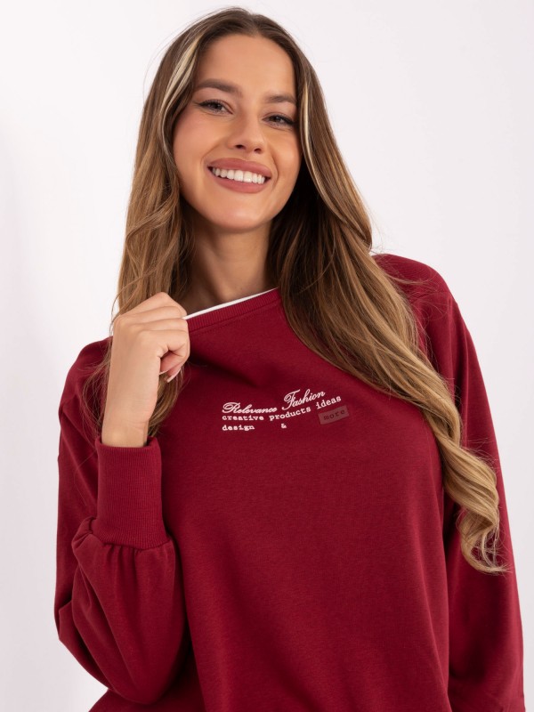 Megztinis-RV-BL-A870.45-bordo spalvos