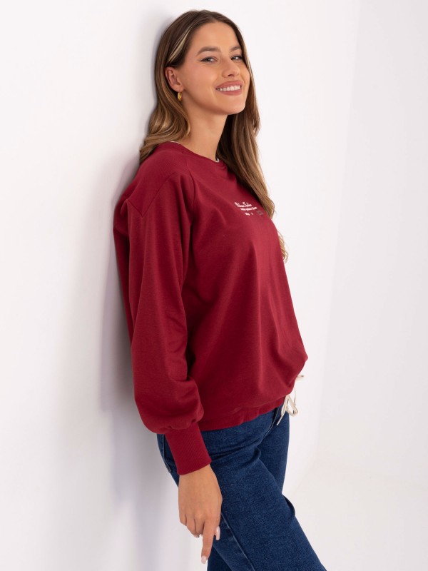 Megztinis-RV-BL-A870.45-bordo spalvos