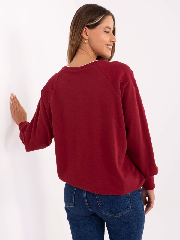Megztinis-RV-BL-A870.45-bordo spalvos