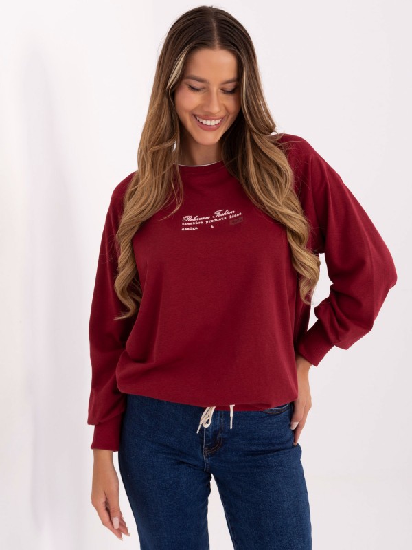 Megztinis-RV-BL-A870.45-bordo spalvos