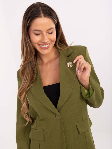 Švarkas-IT-MA-FL8391.87-alyvuogių spalvos