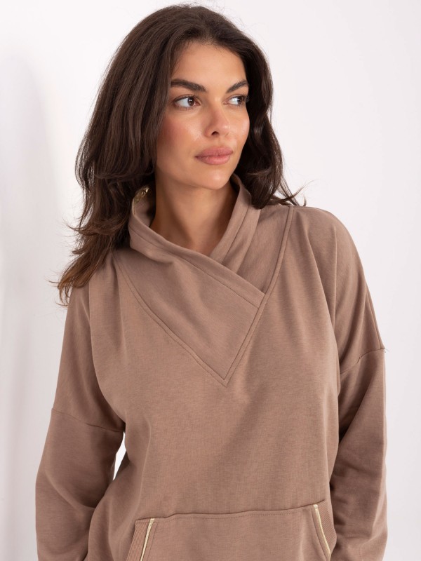 Bluza-RV-BL-A874.01P-ciemny bezowy
