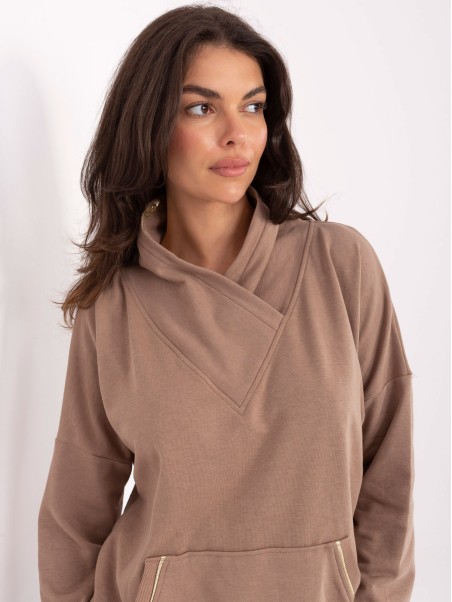 Bluza-RV-BL-A874.01P-ciemny bezowy