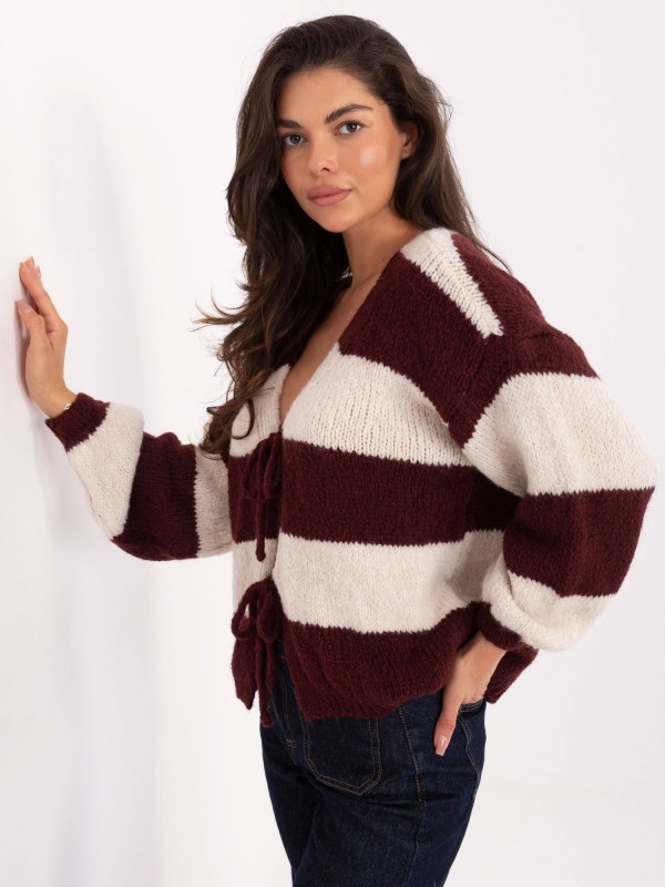 Sweter-MI-SW-0109.79-bordowy
