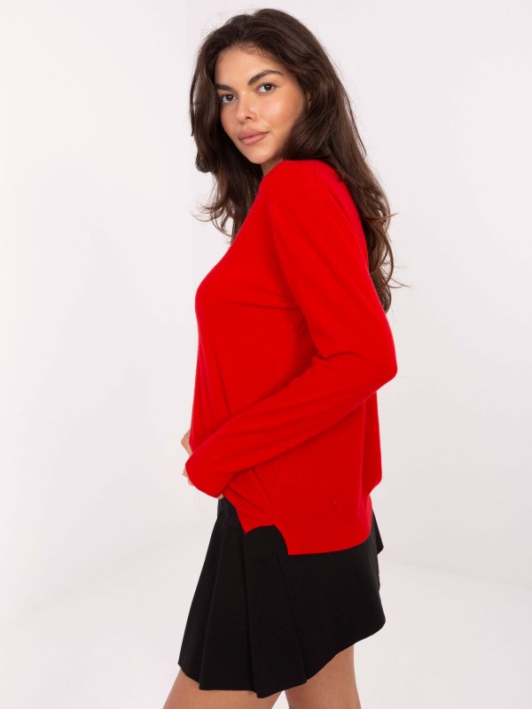 Sweter-PM-SW-SY5511.78-czerwony