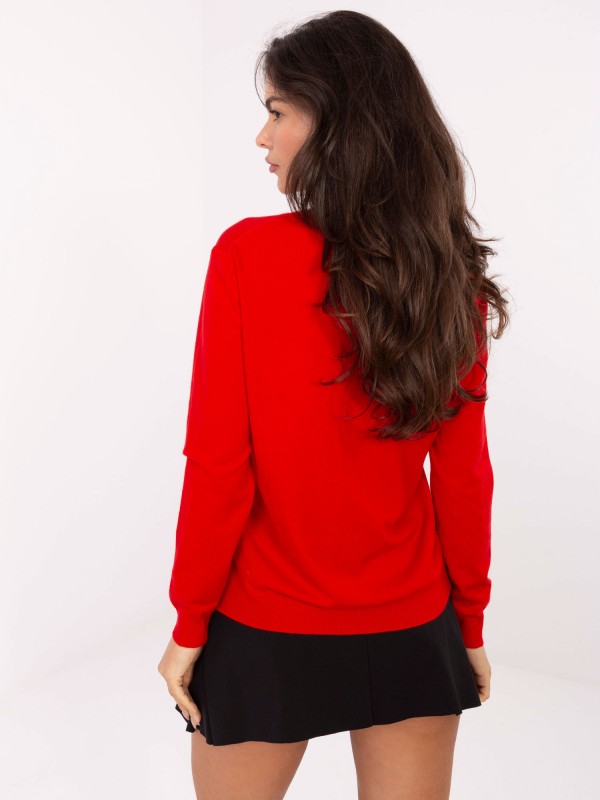 Sweter-PM-SW-SY5511.78-czerwony